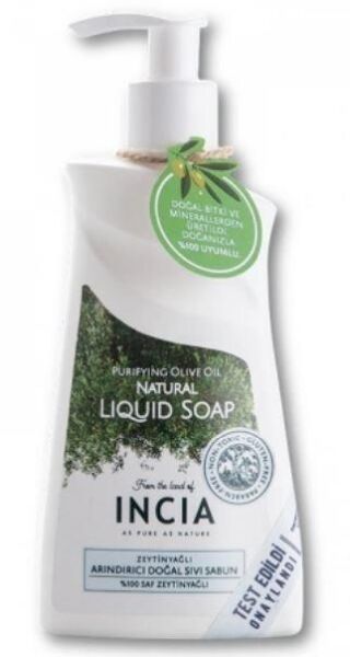 Incia Arındırıcı Zeytinyağlı Doğal Sıvı Sabun 250ml
