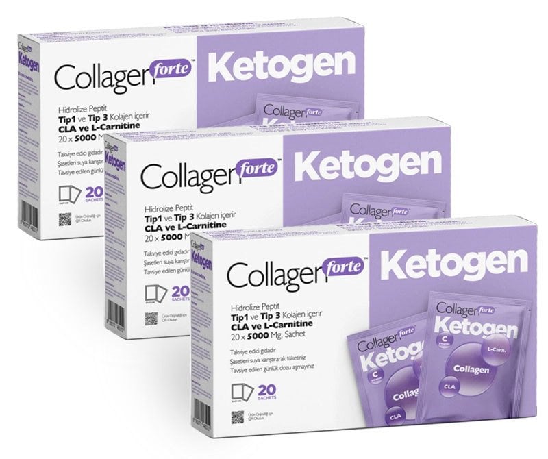 Collagen Forte Ketogen 20 Saşe | 3 Adet