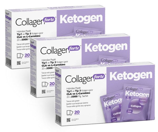 Collagen Forte Ketogen 20 Saşe | 3 Adet