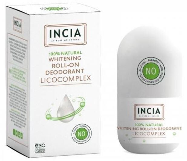 Incia Whitening Doğal Beyazlatıcı Roll-On Deodorant 50ml