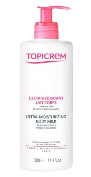 Topicrem Ultra Moisturizing Body Milk 500ml | Nemlendirici Vücut Sütü