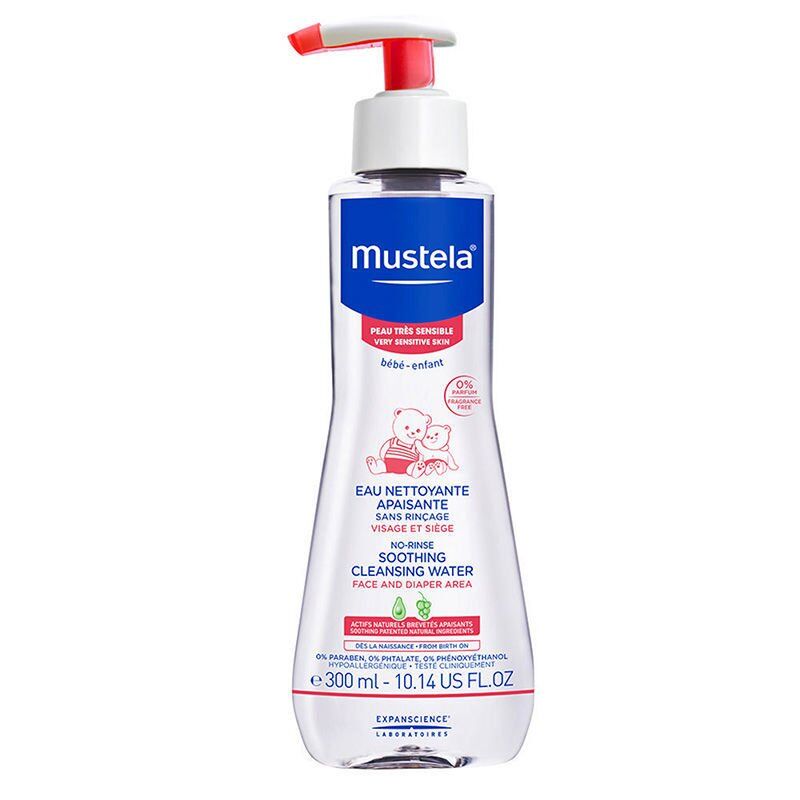 Mustela Soothing Cleansing Water 300ml | Çok Hassas Ciltler Temizleme