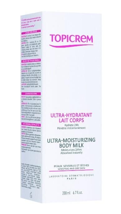 Topicrem Ultra Moisturizing Body Milk 200ml | Nemlendirici Vücut Sütü