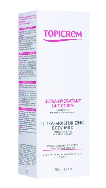 Topicrem Ultra Moisturizing Body Milk 200ml | Nemlendirici Vücut Sütü