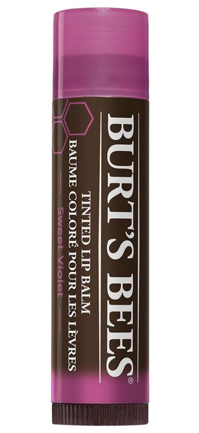 Burt's Bees Tinted Lip Balm Sweet Violet 4,25gr | Doğal Renkli Dudak Kremi