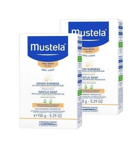 Mustela Gentle Soap With Cold Cream Nutri-Protective 100 gr 2x100gr | 2.li Paket