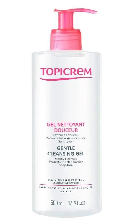 Topicrem Gentle Cleansing Gel Body and Hair 500ml | Saç ve Vücut İçin Hassas Temizlik Jeli