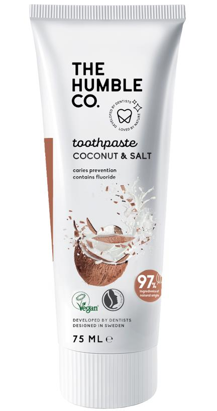 Humble Toothpaste Coconut Salt 75ml | Diş Macunu Hindistan Cevizi