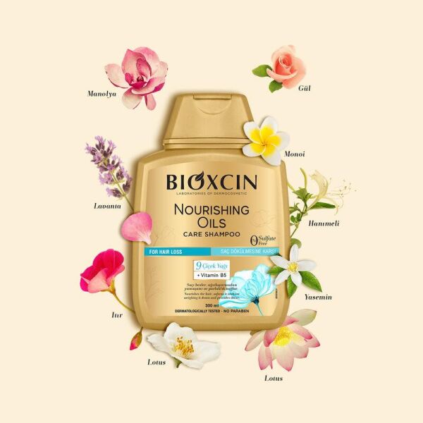 Bioxcin Besleyici Yağlar Bakım Şampuanı 300 ml  | Saç Dökülmesine Karşı