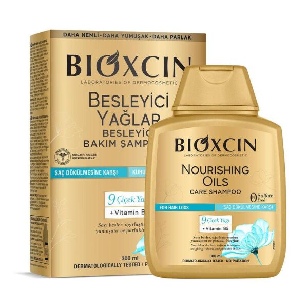 Bioxcin Besleyici Yağlar Bakım Şampuanı 300 ml  | Saç Dökülmesine Karşı