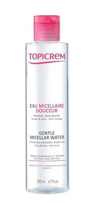 Topicrem Gentle Micellar Water Face and Eyes 200ml | Yüz ve Göz İçin Temizleme Suyu
