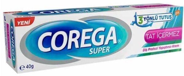 Corega Süper Diş Proztezi Yapıştırıcı Krem 40gr | Tat İçermez