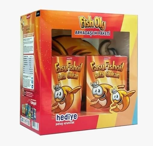 Easyvit EasyFishOil Multi Çiğnenebilir Jel 30 Tablet 2 Adet | Oyuncak Hediyeli Paket