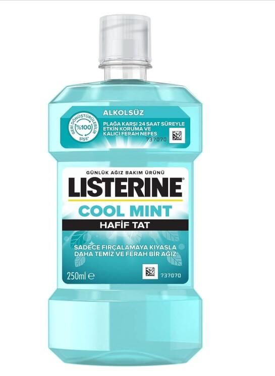 Listerine Hafif Tat Diş ve Diş Eti Koruması 250 ml | Alkolsüz Ağız Bakım Suyu | Ağız Bakım Ürünü