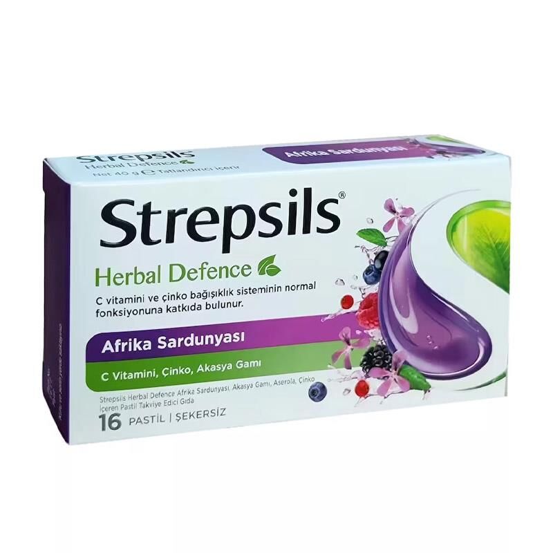 Strepsils Herbal Defence Afrika Sardunyası 16 Pastil