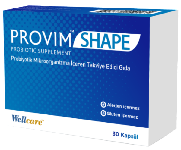 Wellcare Provim Shape Probiyotik 30 Kapsül