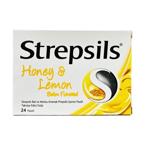 Strepsils Honey & Lemon Bal ve Limon Aromalı 24 Pastil