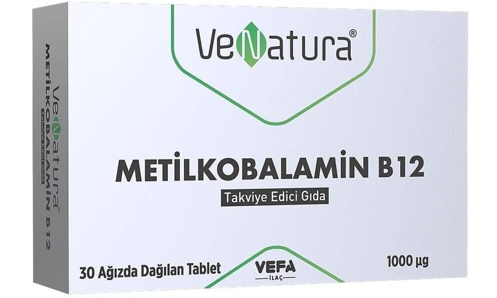 Venatura Metilkobalamin ODT Vitamin B12 1000mcg 30 Tablet