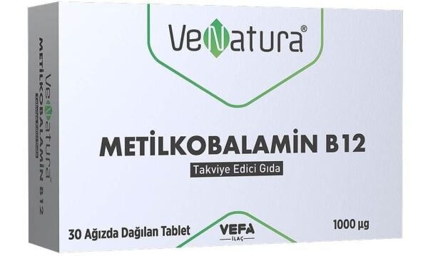 Venatura Metilkobalamin ODT Vitamin B12 1000mcg 30 Tablet