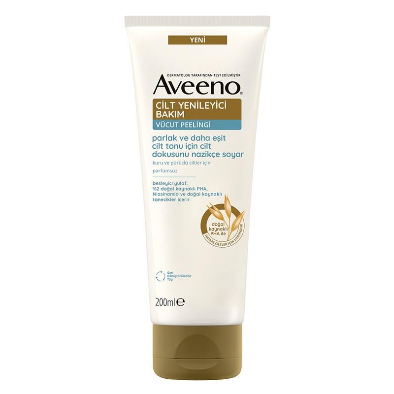 Aveeno Skin Renewal Gentle Body Scrub 200ml | Vücut Peelingi