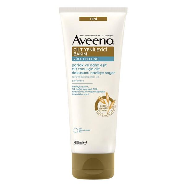 Aveeno Skin Renewal Gentle Body Scrub 200ml | Vücut Peelingi