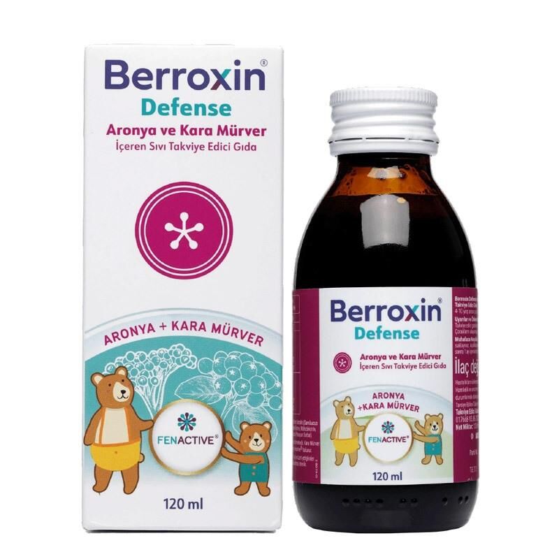 Berroxin Defense Şurup 120 ml | Aronya Kara Mürver