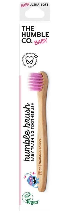Humble Brush Baby Ultra-Soft Bambu Bebek Diş Fırçası | Mor